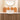 Credence arche en beton orange pour salle de bain