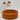 vasque ronde en beton mineral teinte orange terre cuite