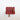 Petit lave mains arche en beton mineral rouge grenat