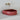 Vasque arche en beton mineral rouge grenat