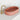 vasque ovale en beton mineral rose