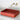 vasque rectangle beton rouge