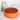 vasque ronde en beton couleur terre cuite orange