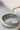 Vasque en béton Douce - Teinte jade et coco marbré